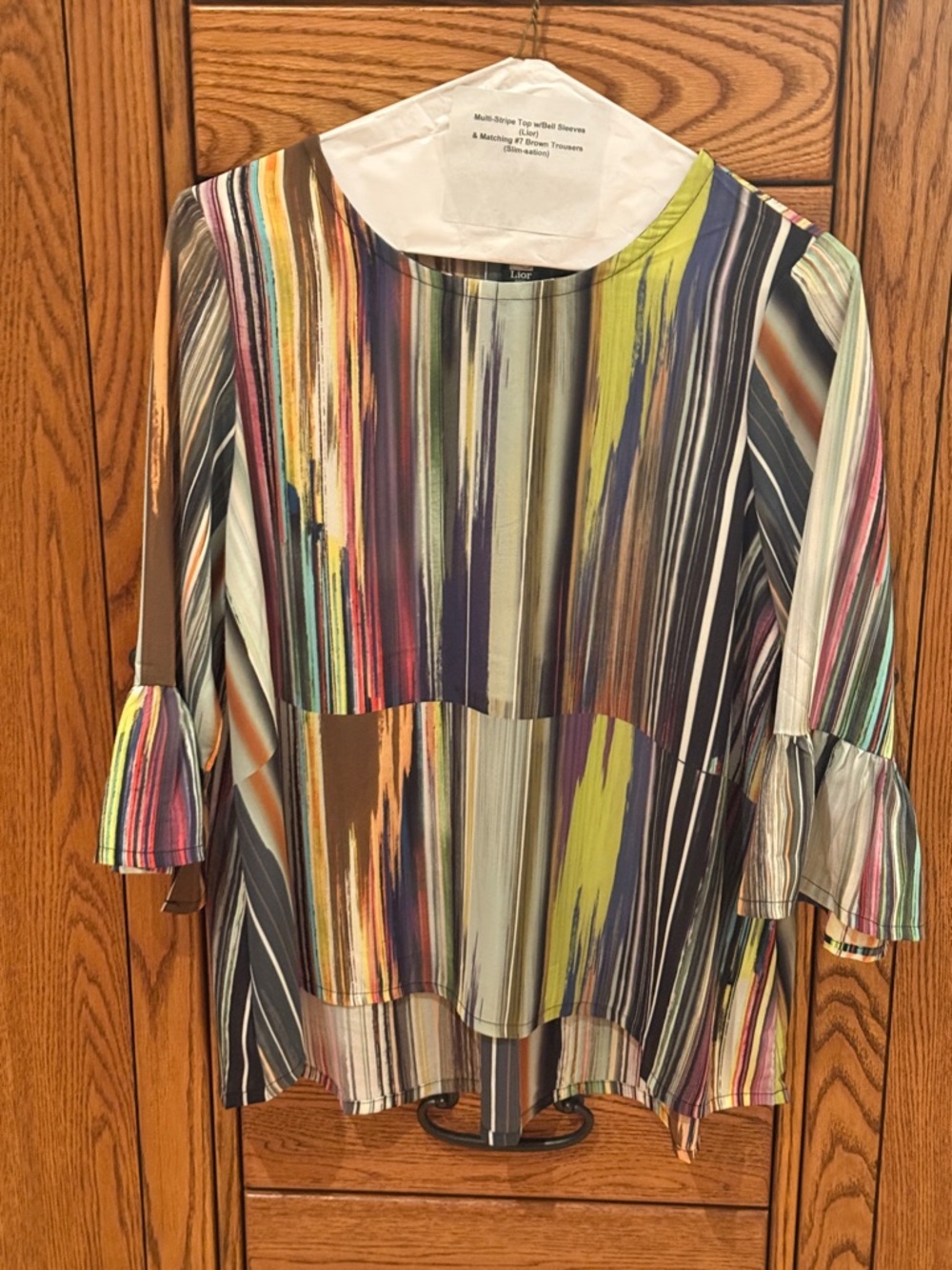 Multi-Color Striped Boho Blouse - Women Tops